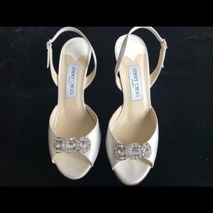 Jimmy Choo Regal Satin Heels